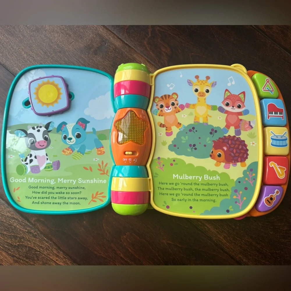 VTech Animal Rhymes Interactive Music Book - Multicolor - Picture 3 of 5